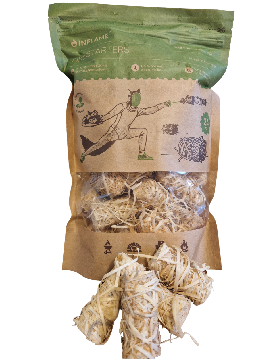 Firestarter 24stk - 4 pakker
