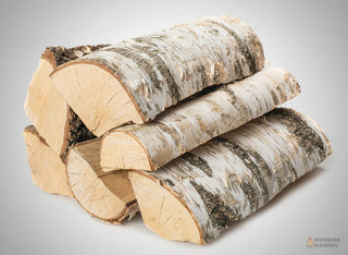 Birk OVNTØRRET Brændetårn i sække. 1,8m3