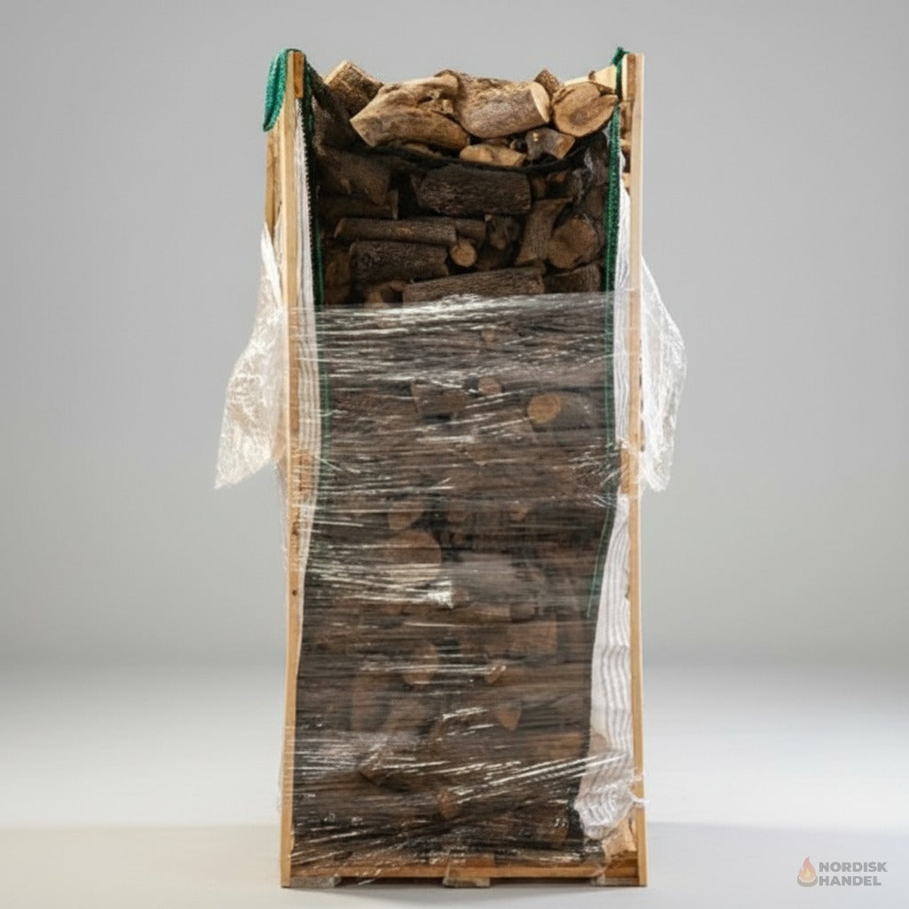 Olivenbrænde - 850 kg - big bag på palle