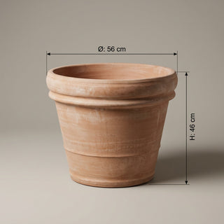 Havekrukke 'Marbella' Ø56cm - naturlig terrocotta