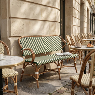 Paris Cafébænk – Fransk Bistroflet