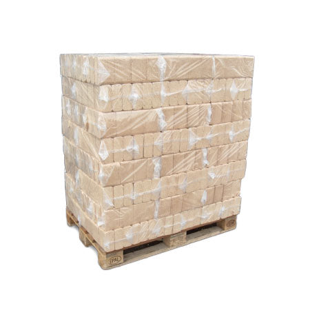 Træbriketter - 96 pakker - 960kg